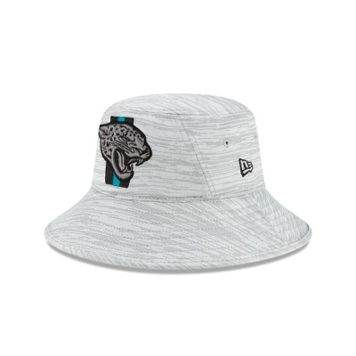 Jacksonville Jaguars Gorra | New Era Official NFL Training Stretch Bucket Hat Mexico - Negros